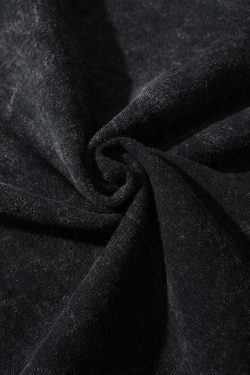 Grunge Oversized Distressed Basic Tee