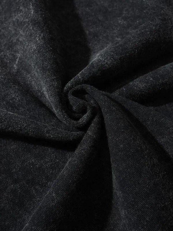 Grunge Oversized Distressed Basic Tee