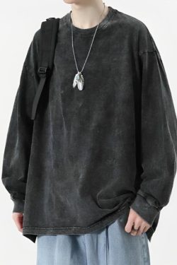 Grunge Oversized Distressed Basic Tee