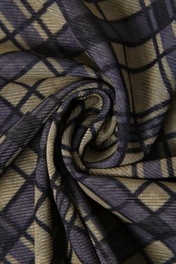 Grunge Plaid Mesh Midi Skirt