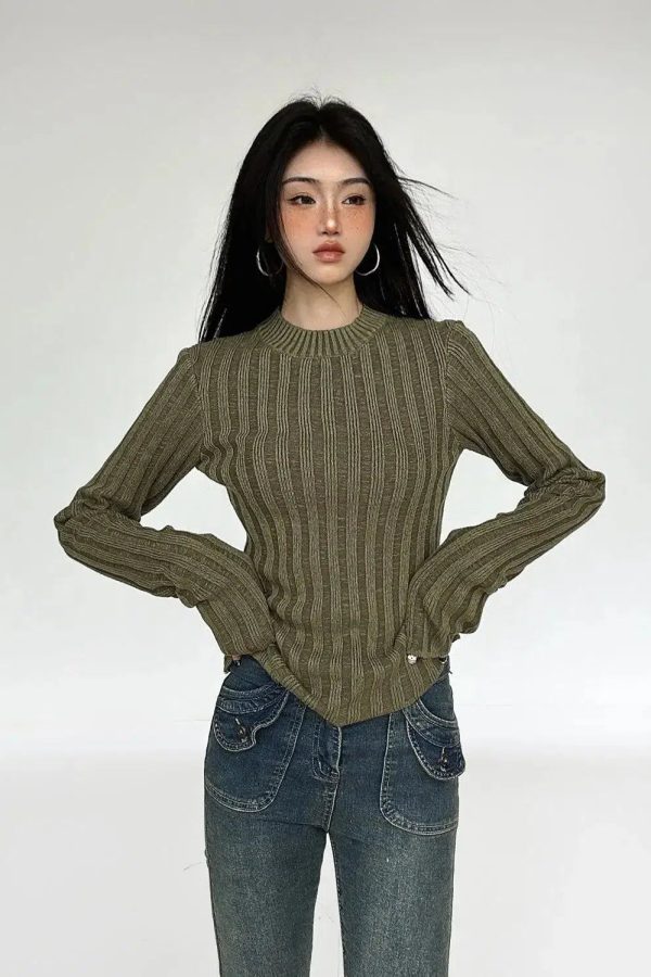 Grunge Slim Fit Sweater