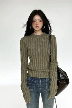 Grunge Slim Fit Sweater