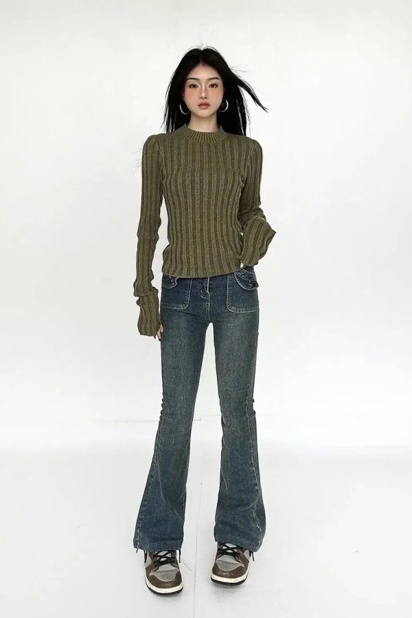 Grunge Slim Fit Sweater