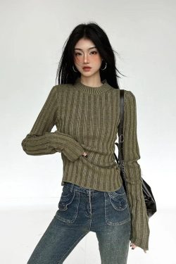 Grunge Slim Fit Sweater