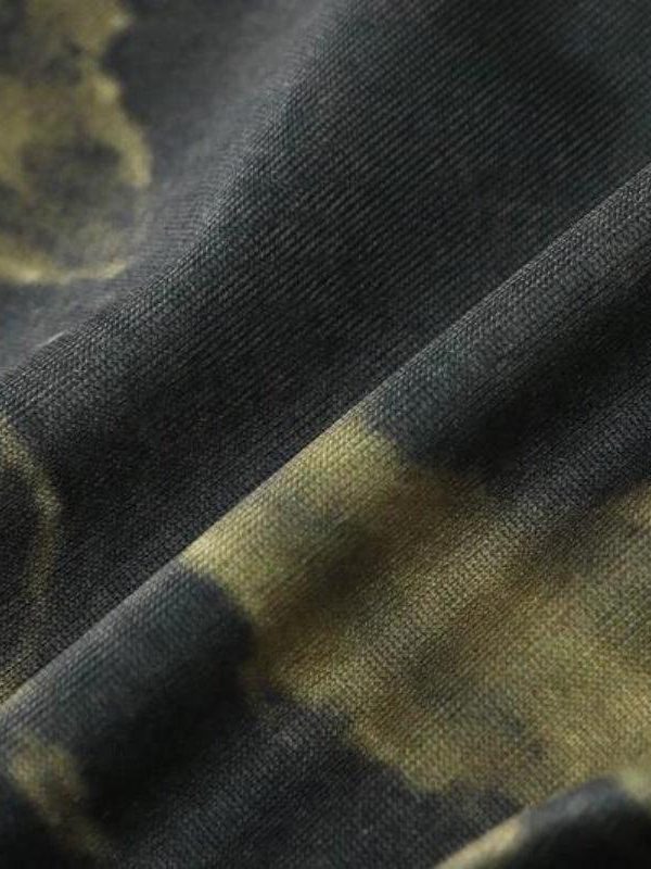 Grunge Snake Lace Up Top