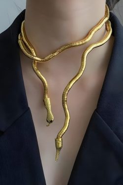 Grunge Snake Necklace & Bracelet
