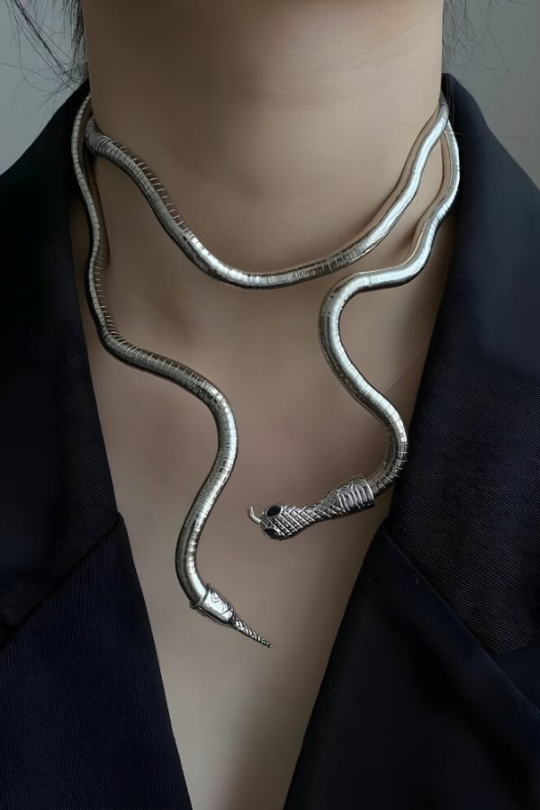 Grunge Snake Necklace & Bracelet