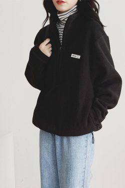 Half Zipper Fleece Sweatshirt