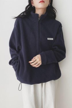 Half Zipper Fleece Sweatshirt