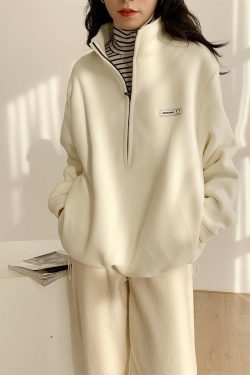 Half Zipper Fleece Sweatshirt