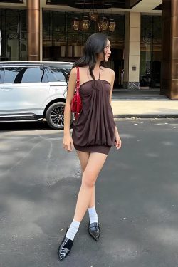 Halter Neck Mini Dress