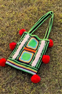 Handmade Casual Knitting Large Capacity Shoulder Bag