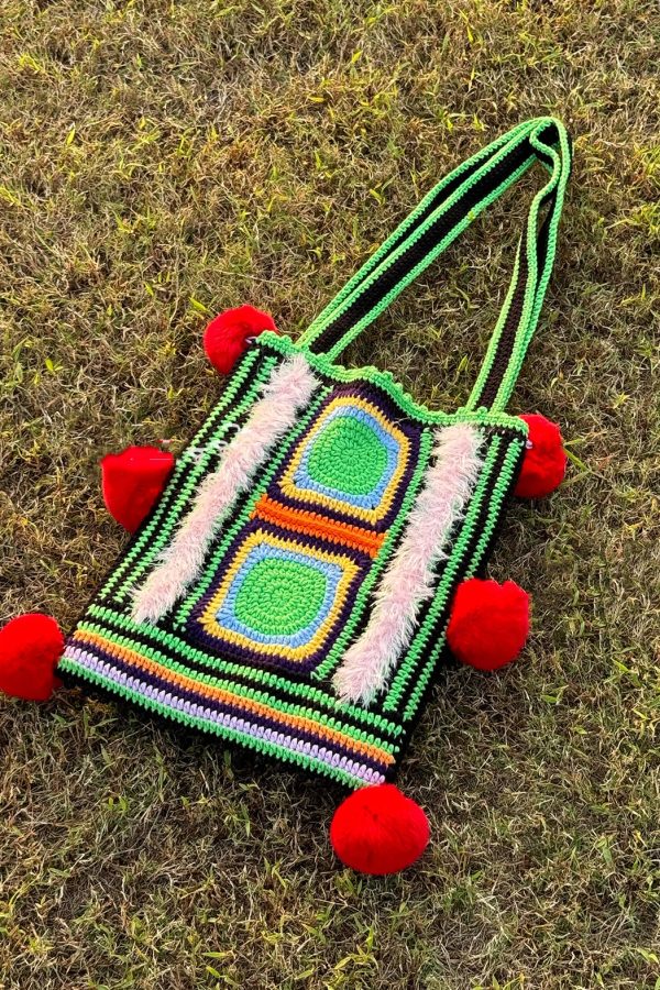 Handmade Casual Knitting Large Capacity Shoulder Bag