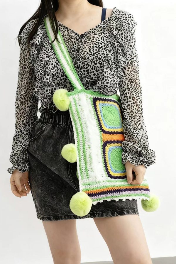 Handmade Casual Knitting Large Capacity Shoulder Bag