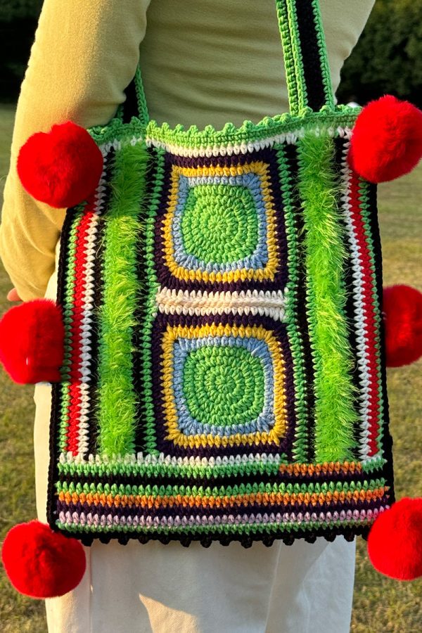 Handmade Casual Knitting Large Capacity Shoulder Bag