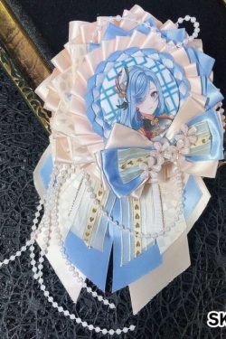 Handmade Ita Bag Rosette Ribbon Accessory Ornament 58mm