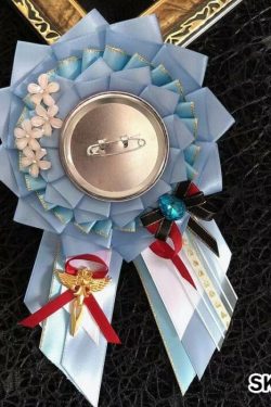 Handmade Ita Bag Rosette Ribbon Accessory Ornament 58mm