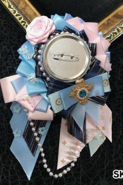 Handmade Ita Bag Rosette Ribbon Accessory Ornament 58mm