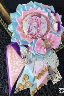 Handmade Ita Bag Rosette Ribbon Accessory Ornament 58mm