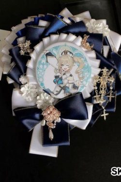 Handmade Ita Bag Rosette Ribbon Accessory Ornament 58mm