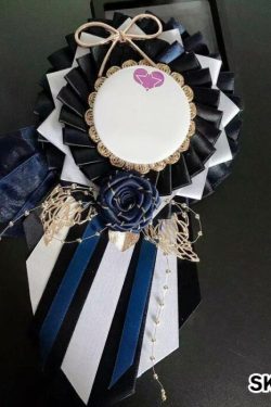 Handmade Ita Bag Rosette Ribbon Accessory Ornament 58mm