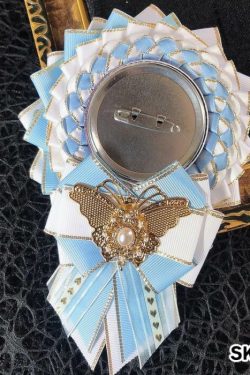 Handmade Ita Bag Rosette Ribbon Accessory Ornament 58mm