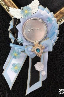 Handmade Ita Bag Rosette Ribbon Accessory Ornament 58mm