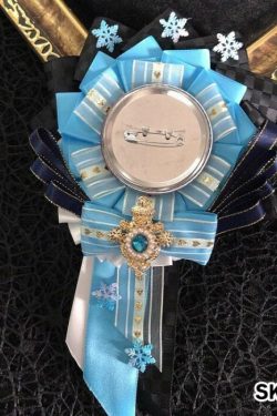 Handmade Ita Bag Rosette Ribbon Accessory Ornament 58mm