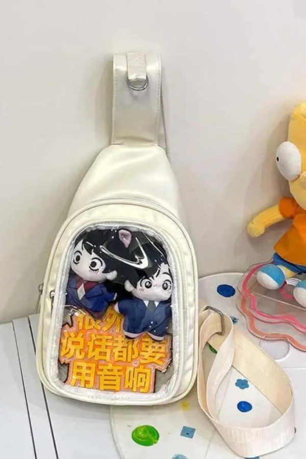 Harajuku Ita Bag – Women's Anime Badge Crossbody Purse