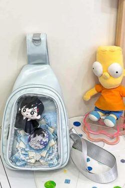 Harajuku Ita Bag – Women's Anime Badge Crossbody Purse