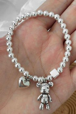 Heart and Bear Bracelet
