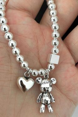 Heart and Bear Bracelet