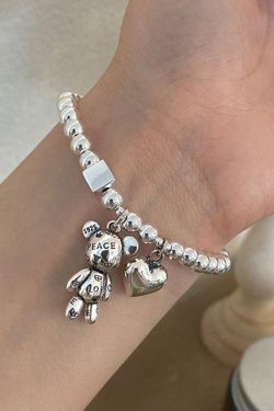 Heart and Bear Bracelet