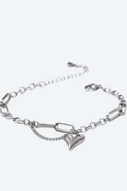 Heart Necklace & Bracelet Set