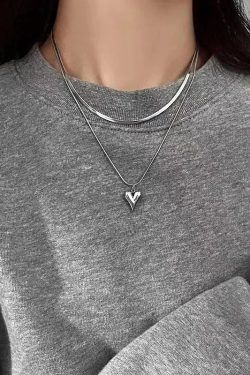 Heart Necklace Set