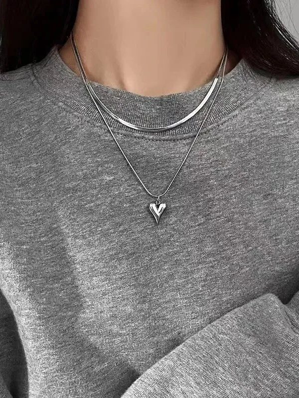 Heart Necklace Set