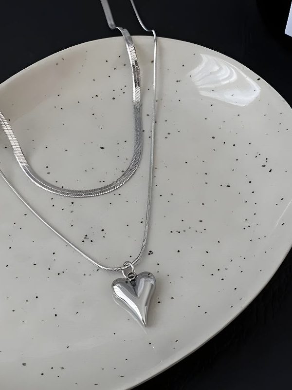 Heart Necklace Set