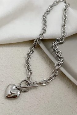 Heart Toggle Clasp Necklace