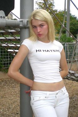 Hi & Bye Haters Crop Top