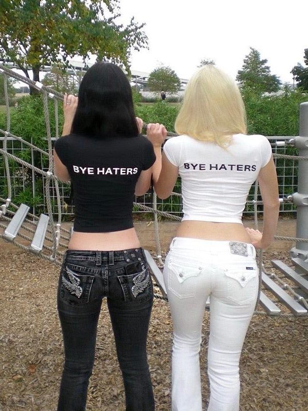 Hi & Bye Haters Crop Top