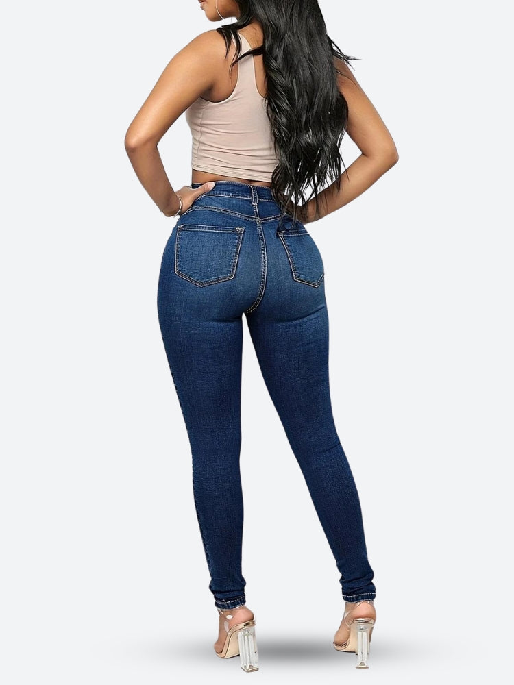High Rise Denim Skinny Jeans High Rise Denim Skinny Jeans