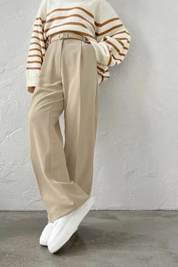 High Waisted Tailored Pants