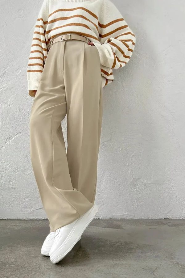 High Waisted Tailored Pants