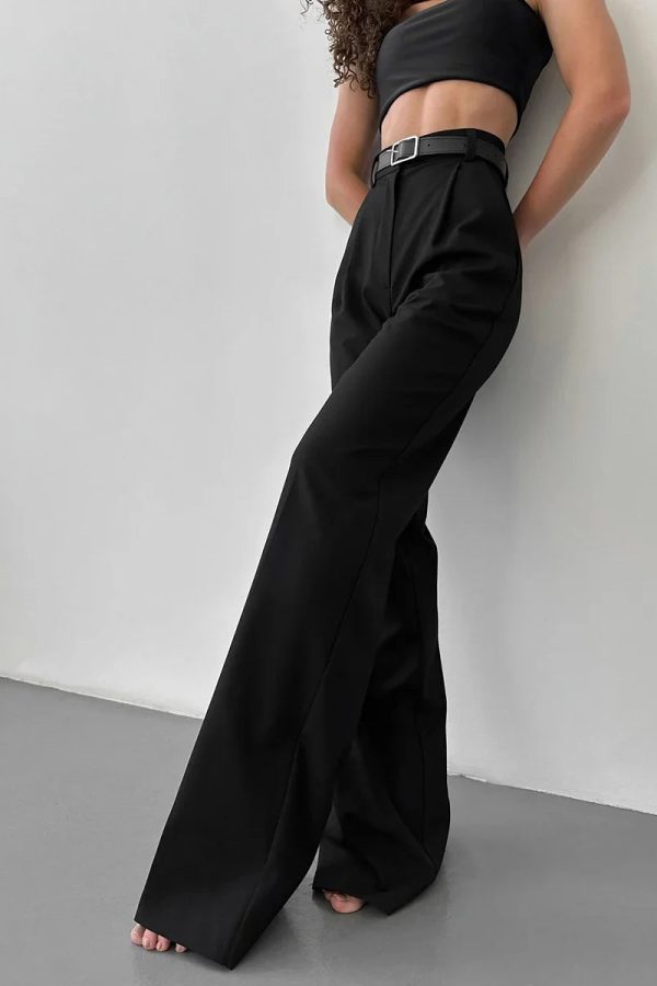 High Waisted Tailored Pants