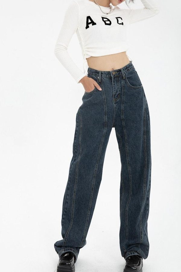 High Waisted Wide Leg Jeans