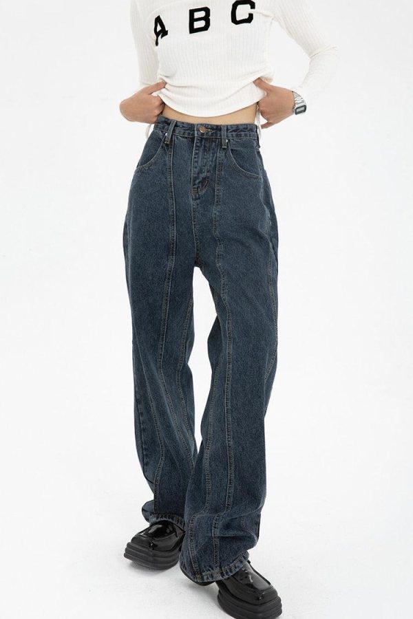 High Waisted Wide Leg Jeans