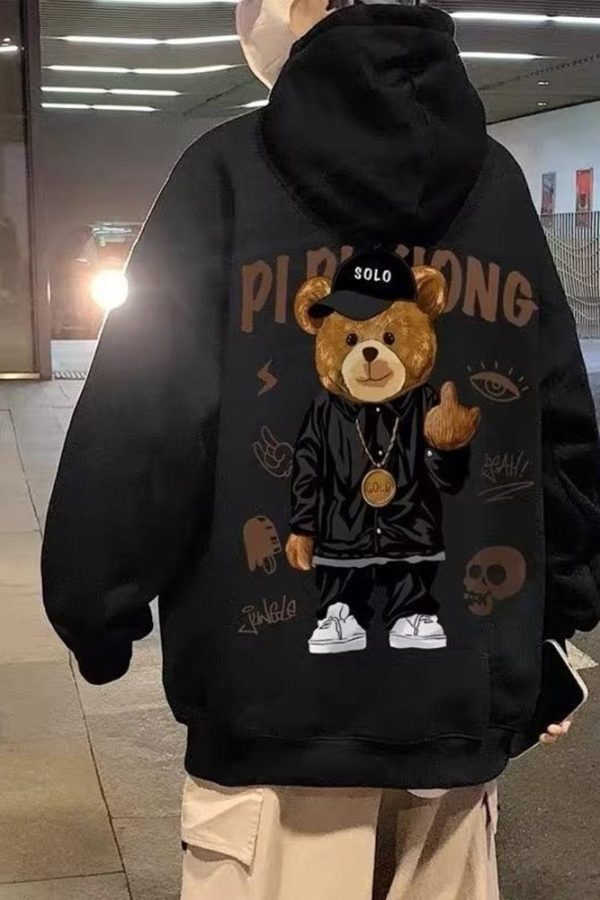 Hip Hop Teddy Hoodie