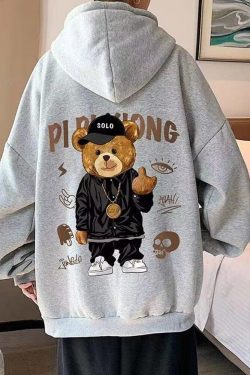 Hip Hop Teddy Hoodie