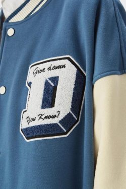 I Don't Give Damn Baseball Varsity Jacket