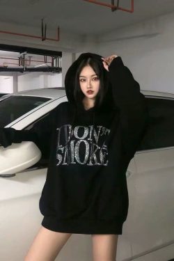 I Don't Smoke Rhinestone Hoodie